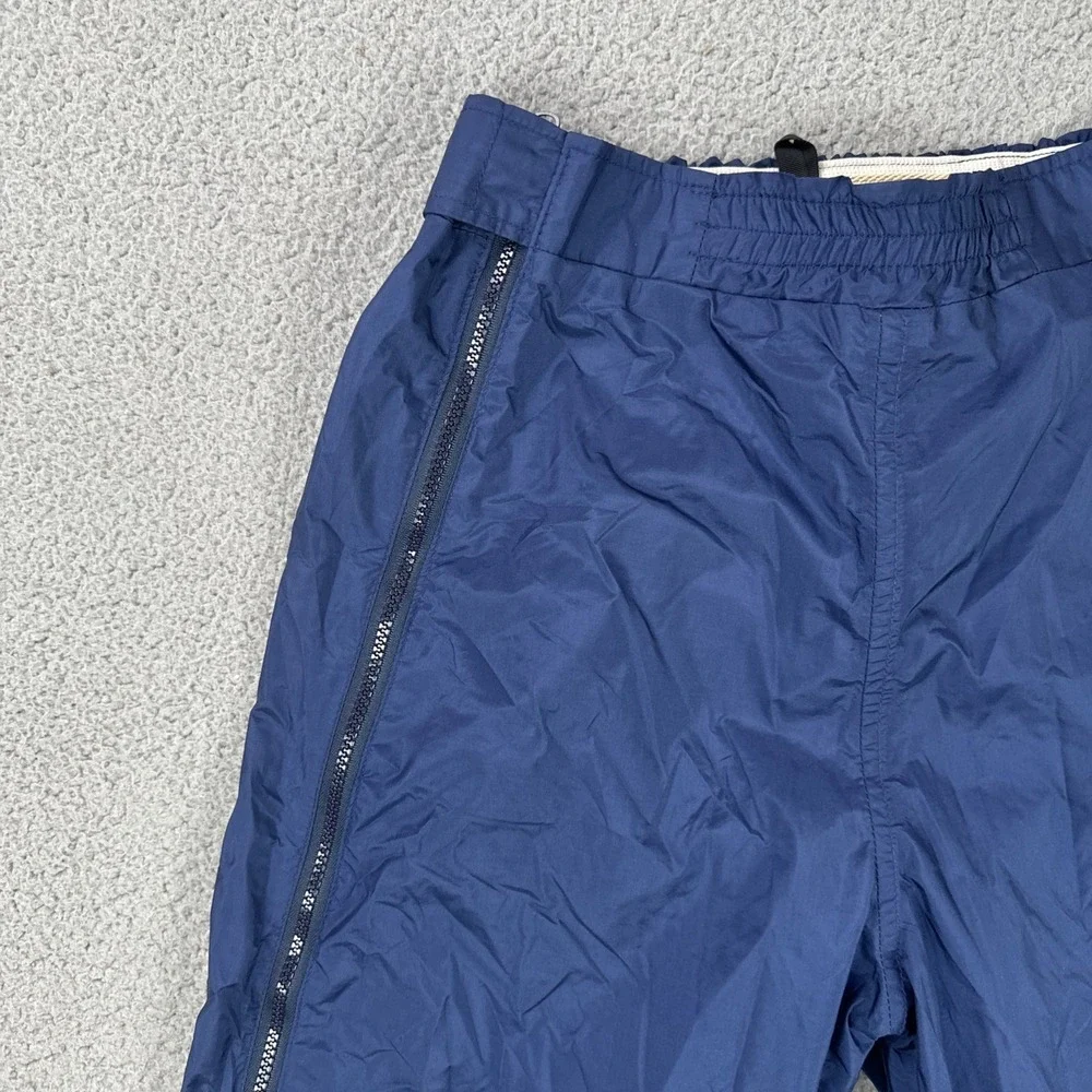 VTG 80s The North Face Gore-Tex Nylon Pants Men Medium Blue Side Zip Made in USA
